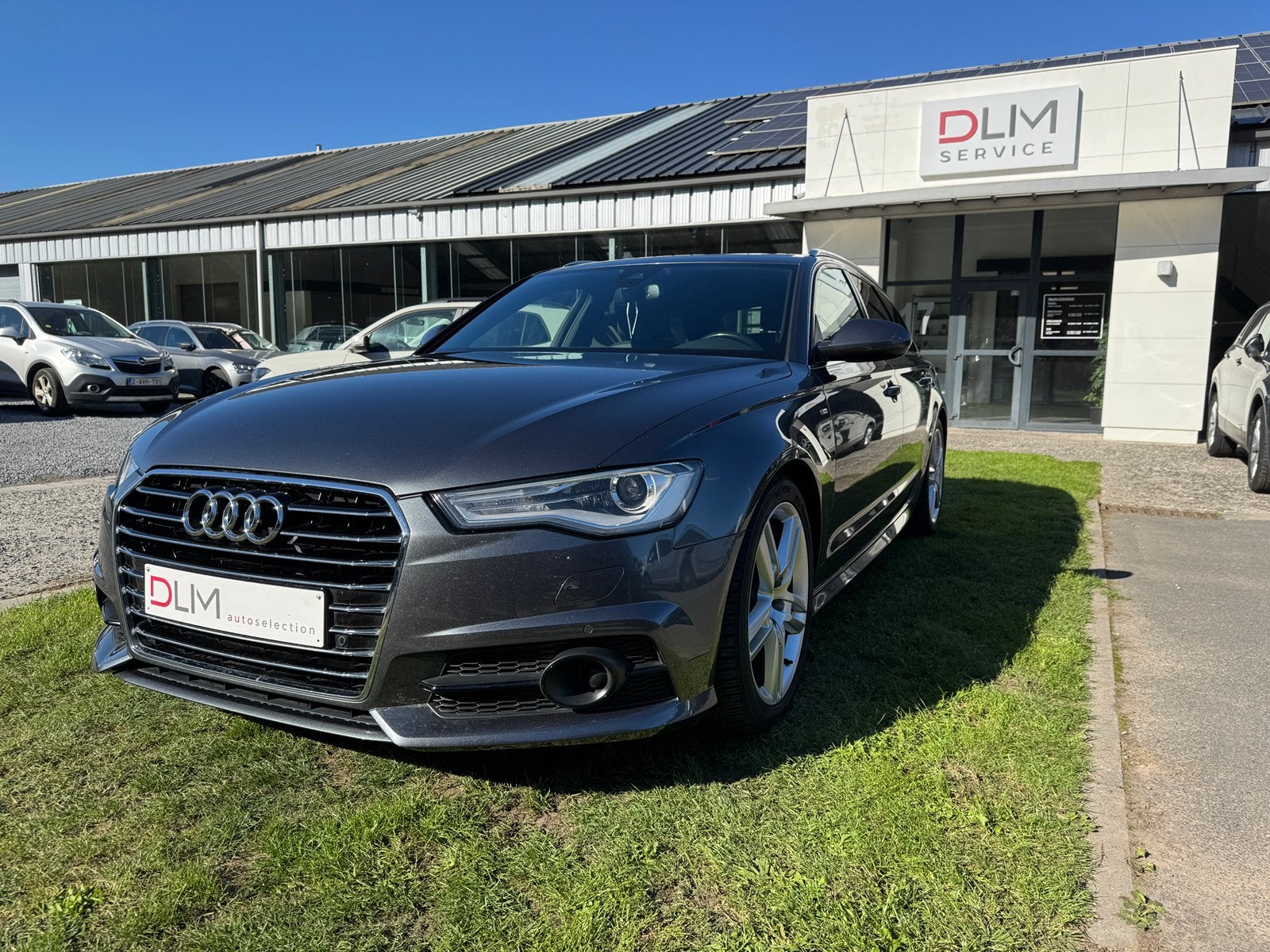Audi A6 Avant Sline Stronic tdi 150Cv 171.000km, Argent ou Gris, Entreprise, Carnet d'entretien, Noir