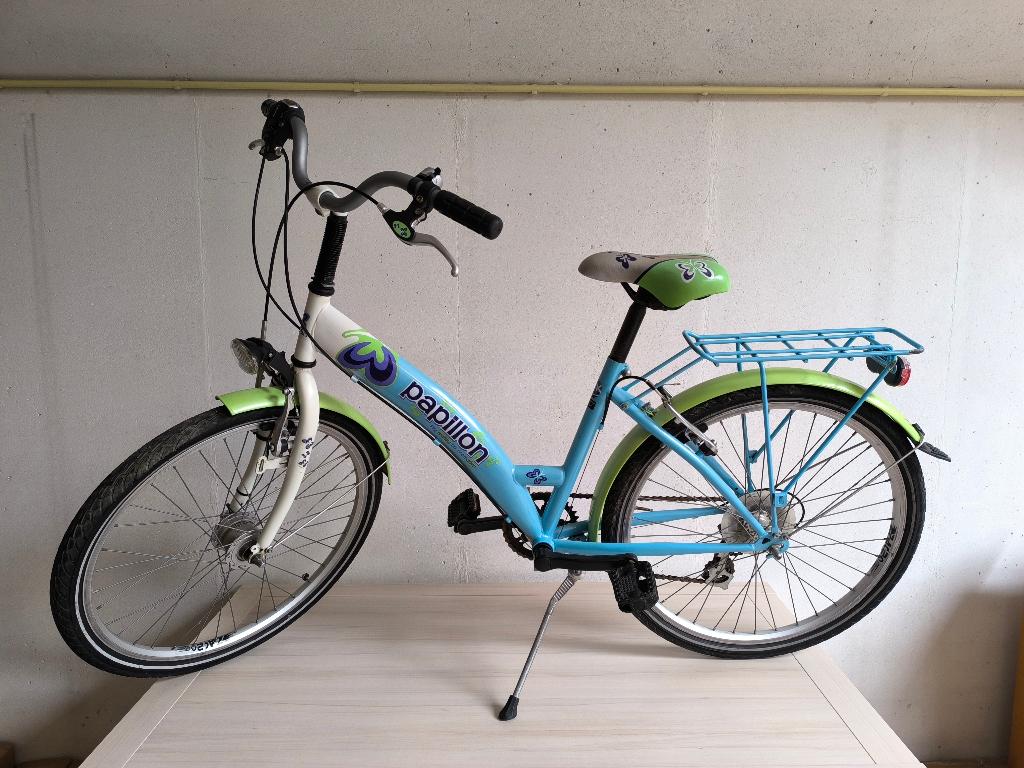 Papillon Meisjesfiets 24 inch, Fietsen en Brommers, Ophalen, Velgrem, Versnellingen, Gebruikt
