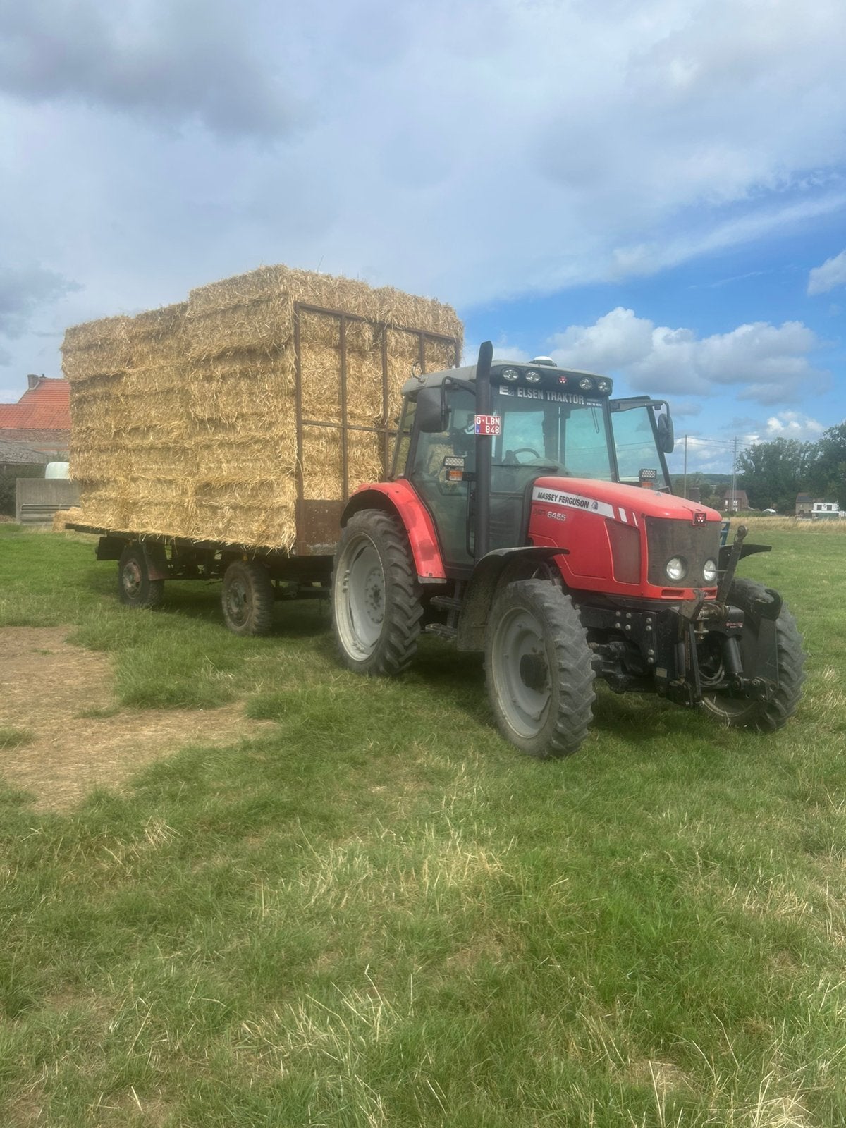 Tarwestro te koop, Ophalen