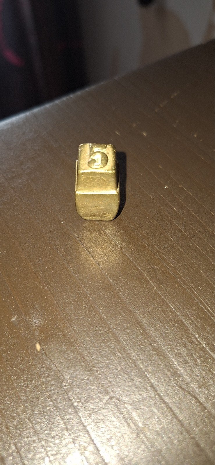 Ancien poids monétaire 5 francs laiton" ou "Ancien poids de, Enlèvement ou Envoi