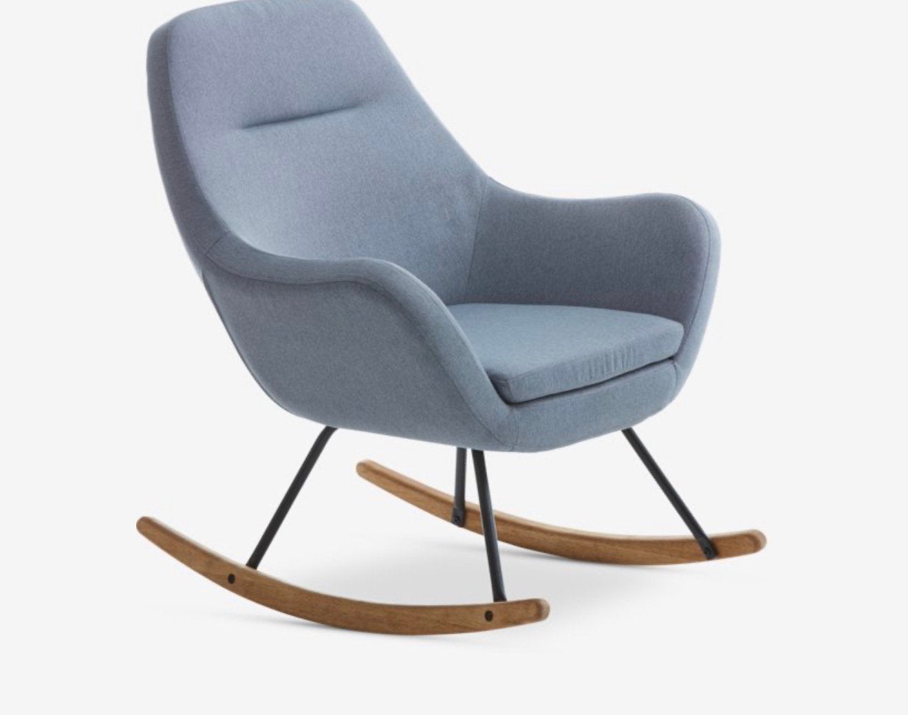 Fauteuil à bascule bleu clair, Enfants & Bébés, Enlèvement, Comme neuf