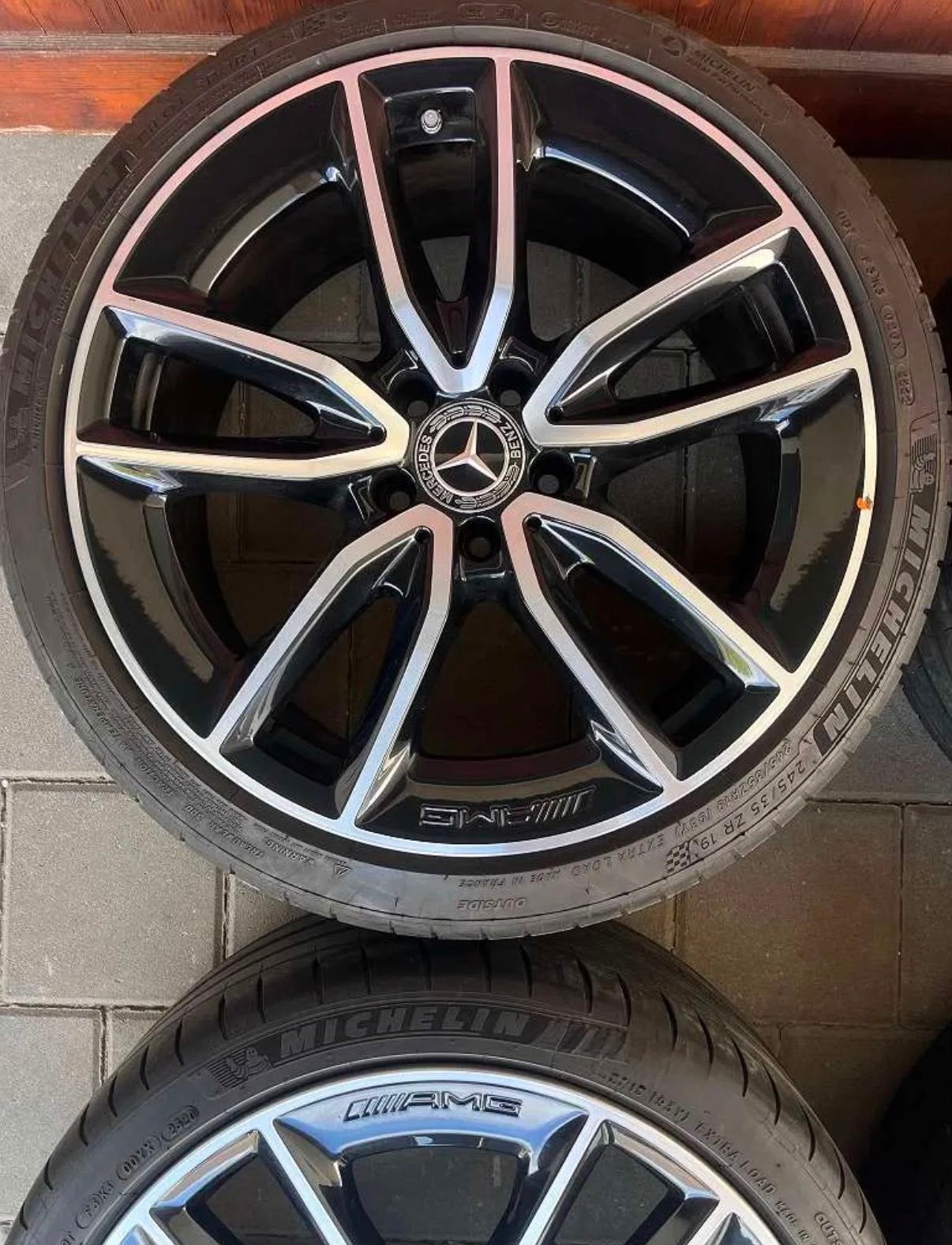 Jantes mercedes classe C 19 pouces amg original, Pneus et Jantes, Véhicule de tourisme, Utilisé, Autre