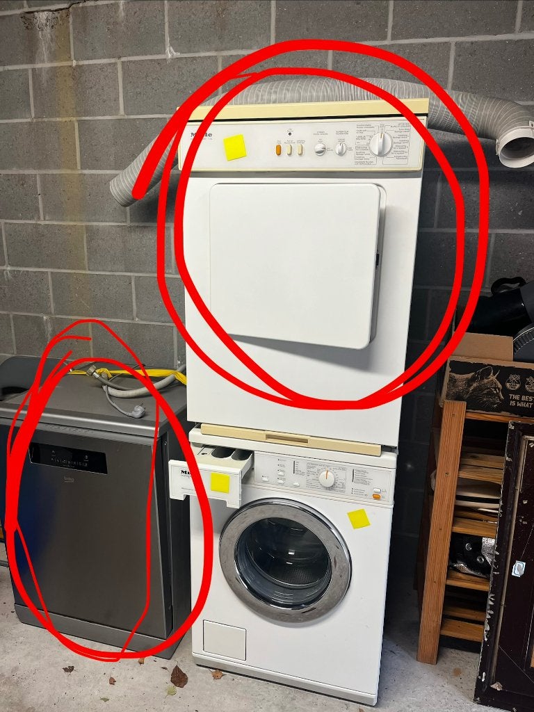 Séchoir à évacuation Miele : 80 eur, Enlèvement, Utilisé, Évacuation d'air