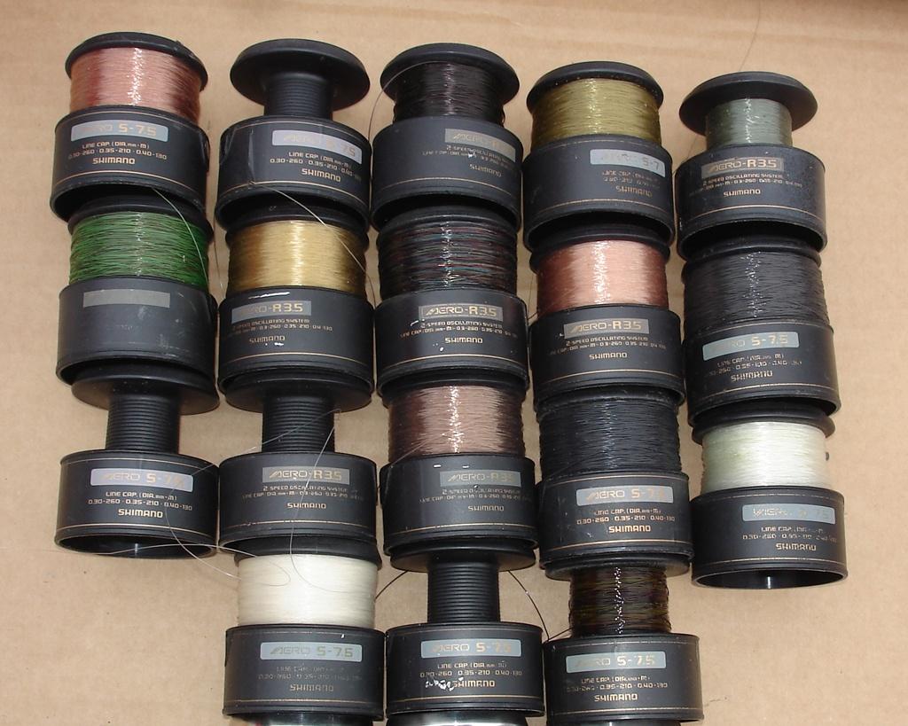 bobines pour moulinets Shimano Baitrunner 5010 etc ........., Enlèvement, Utilisé, Moulinet