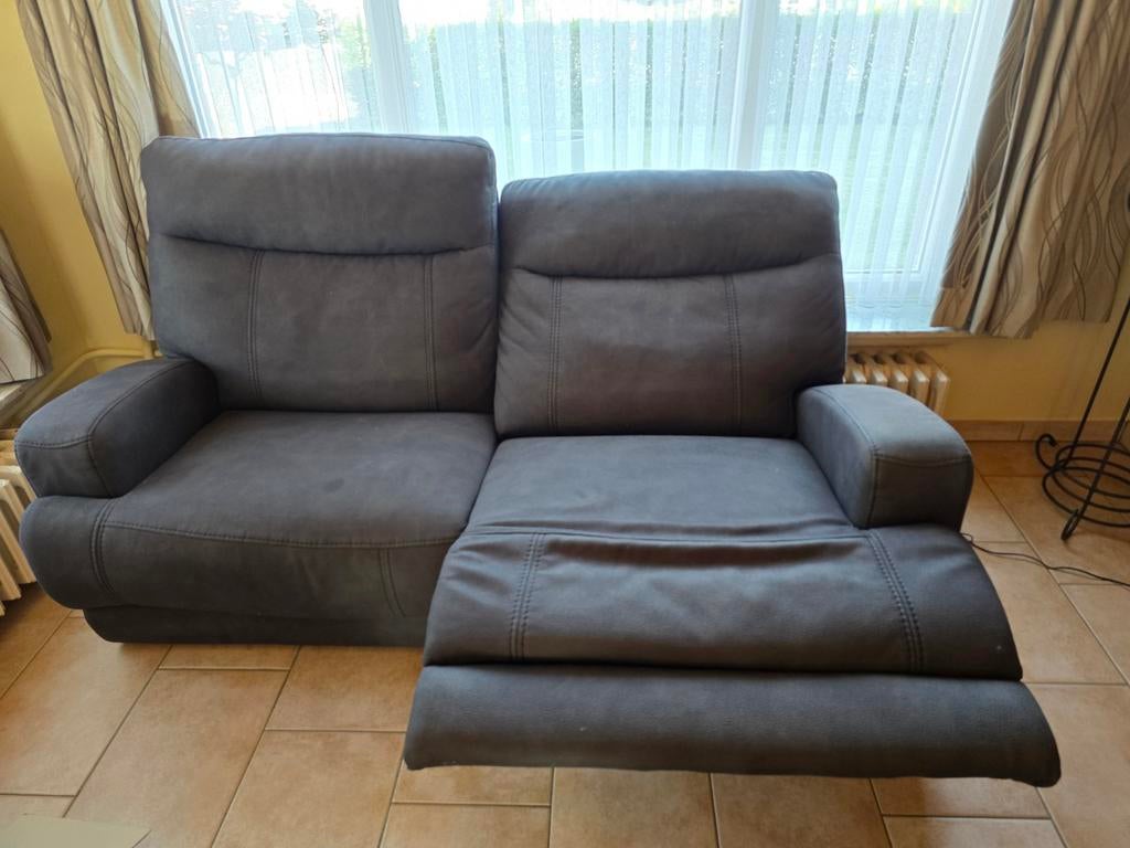 Elektrische relax-zetel 3-zit – 2x elektrisch verstelbaar, Ophalen