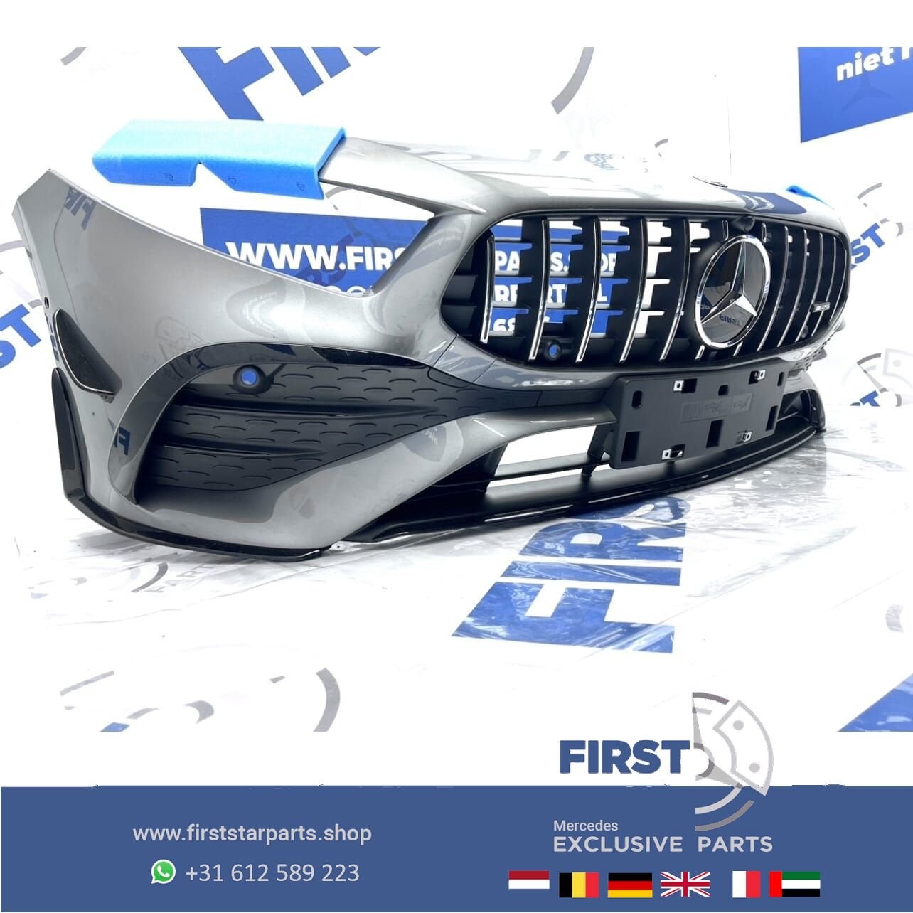 A1778858005 W177 FACELIFT BUMPER A35 AMG VOORBUMPER COMPLEET, Gebruikt, -, Voor, Ophalen of Verzenden