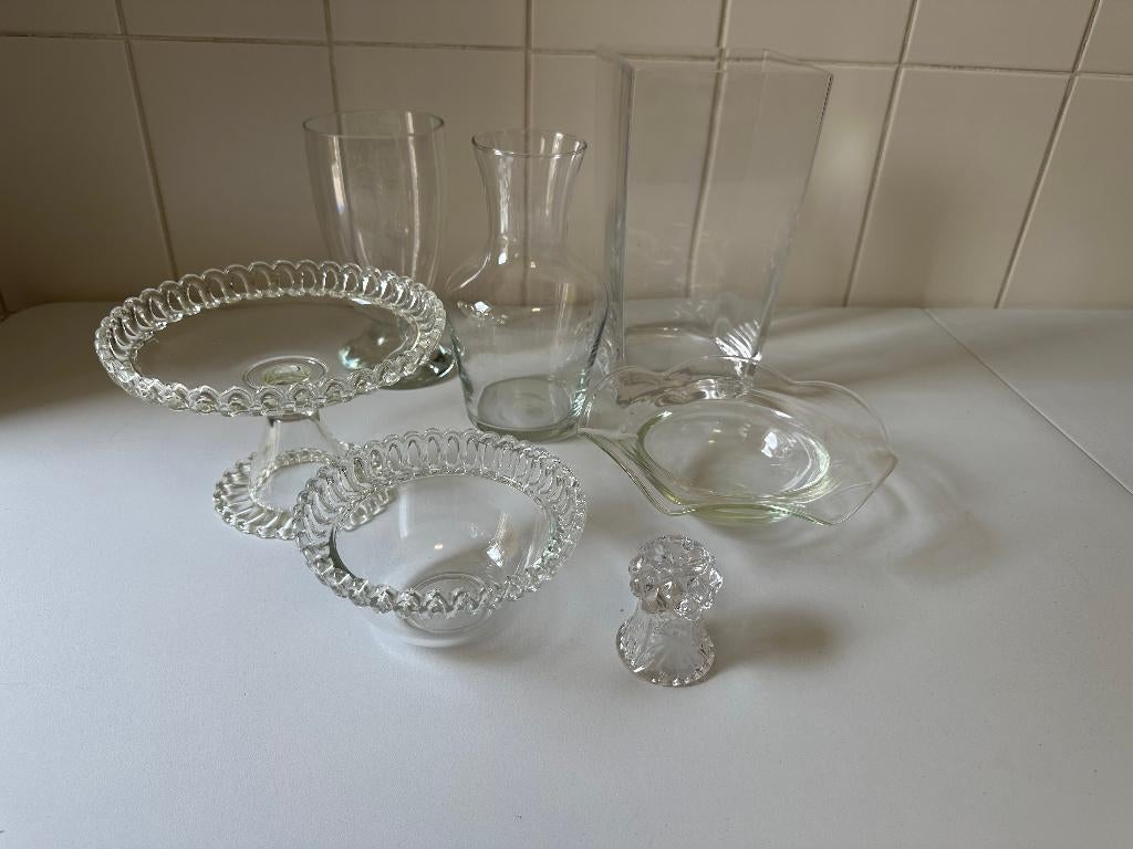 Decoratie allerlei glas - uitstekende staat, Diversen, Rommelmarktspullen, Ophalen