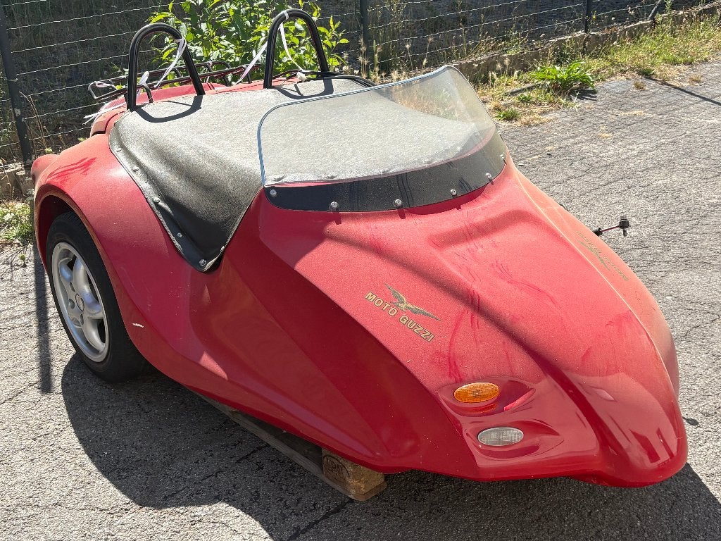 Zijspan 2 persoons met schommelvork, Motoren, Ophalen, Gebruikt