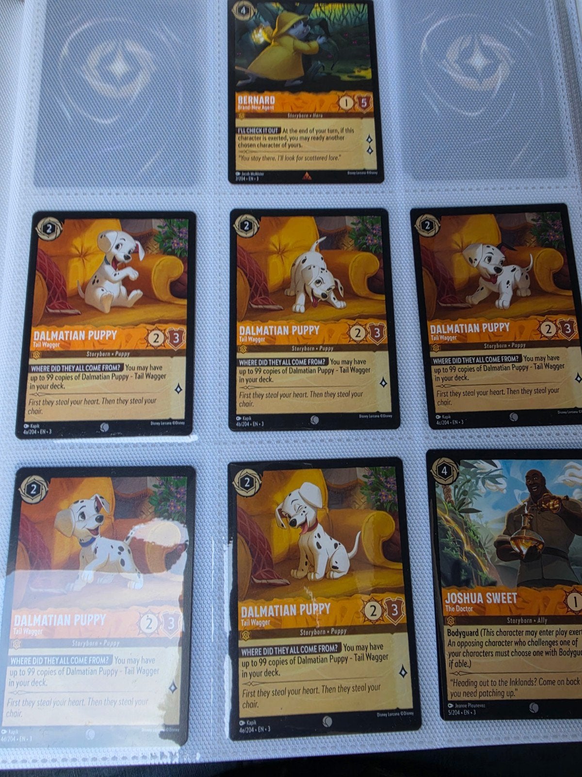 Lorcana Almost Full Binder Chapter 3, (non-foil)., Ophalen of Verzenden, Foil