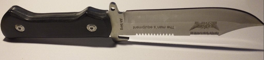 Tactical outdoor knife - full tang - fixed blade, Envoi, Couteau ou Poignard
