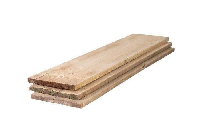Steigerhout Gebruikt – 30/13mm – Geschuurd en Gedoubleerd, Doe-het-zelf en Bouw, Ophalen of Verzenden, Steigerhout, Plank