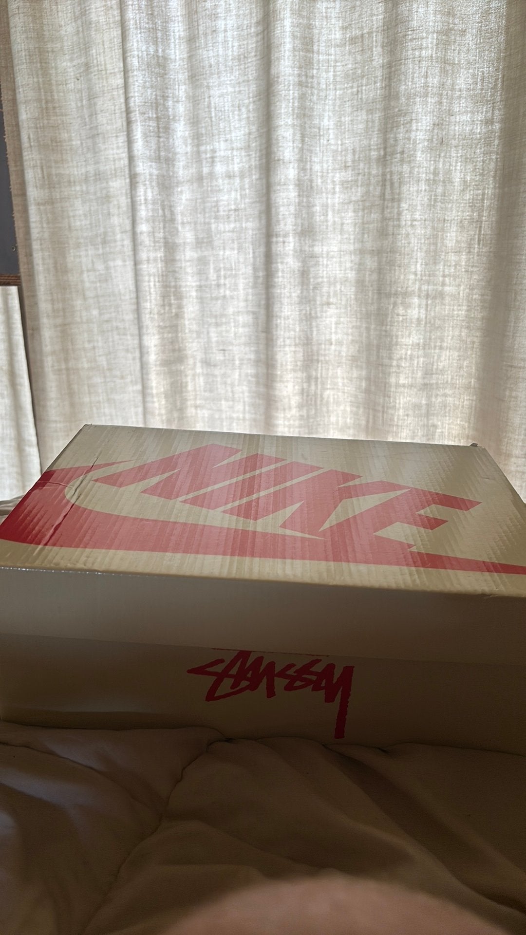 Customized Stussy x Nike SB Dunk Low Pro, Kleding | Heren, Schoenen, Ophalen of Verzenden, Nieuw, Wit