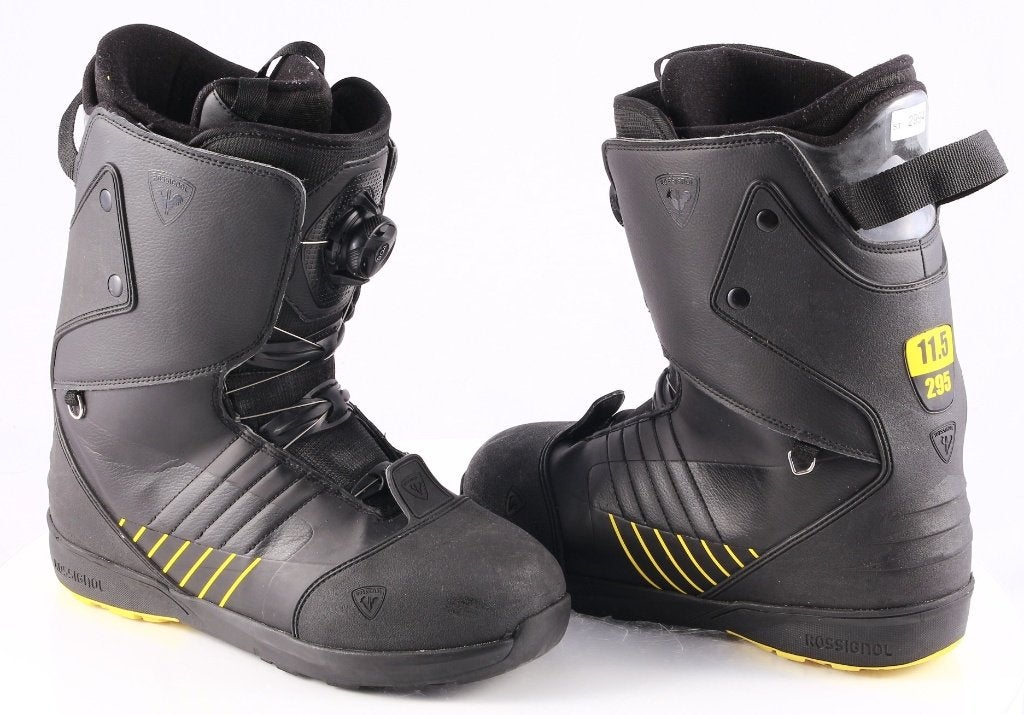 Bottes de snowboard 46 EU ROSSIGNOL EXP BOA 2025, noir/jaune, Envoi, Utilisé, Chaussures