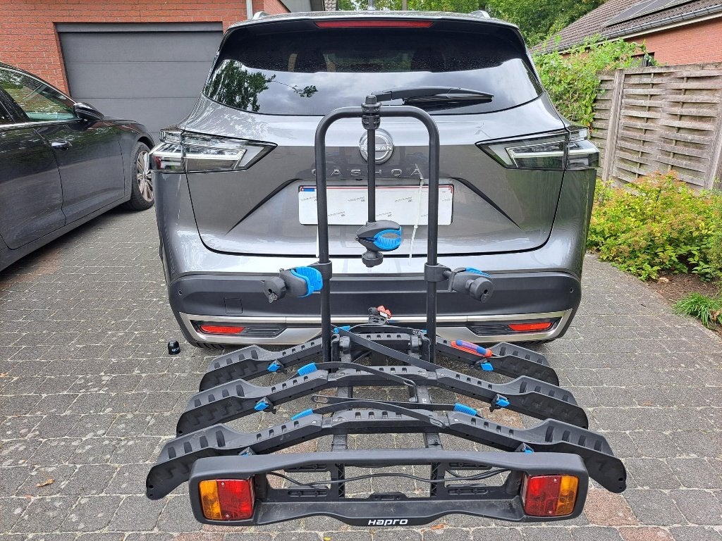 HAPRO fietsendrager Atlas Active III - 3 Fietsen - 7-Polig, Support d'attelage, Pneus larges, 3 vélos ou plus, Comme neuf