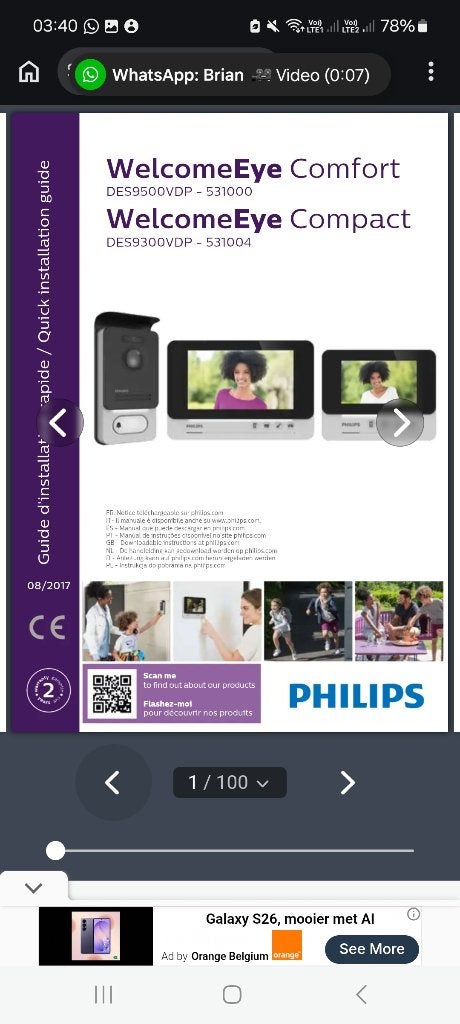Philips welcome eye comfort, Enlèvement ou Envoi, Neuf