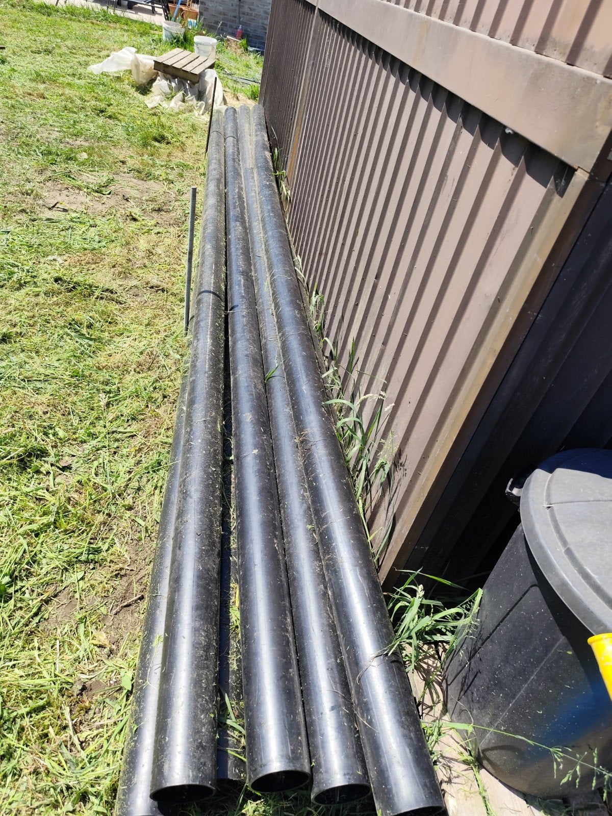 Tuyau d'égout Geberit 110 mm 50 mètres+90 mm 6 mètres, Enlèvement