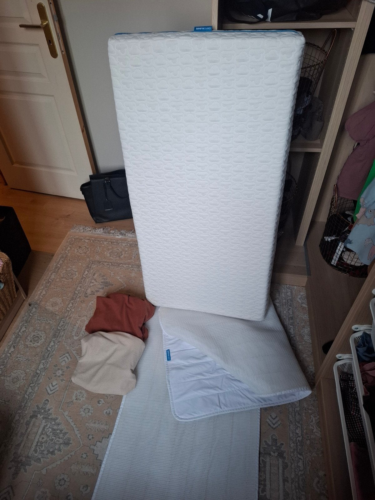 Aerosleep Evolution matras 120x60, Ophalen, Wasbaar, Jongetje of Meisje, Wit