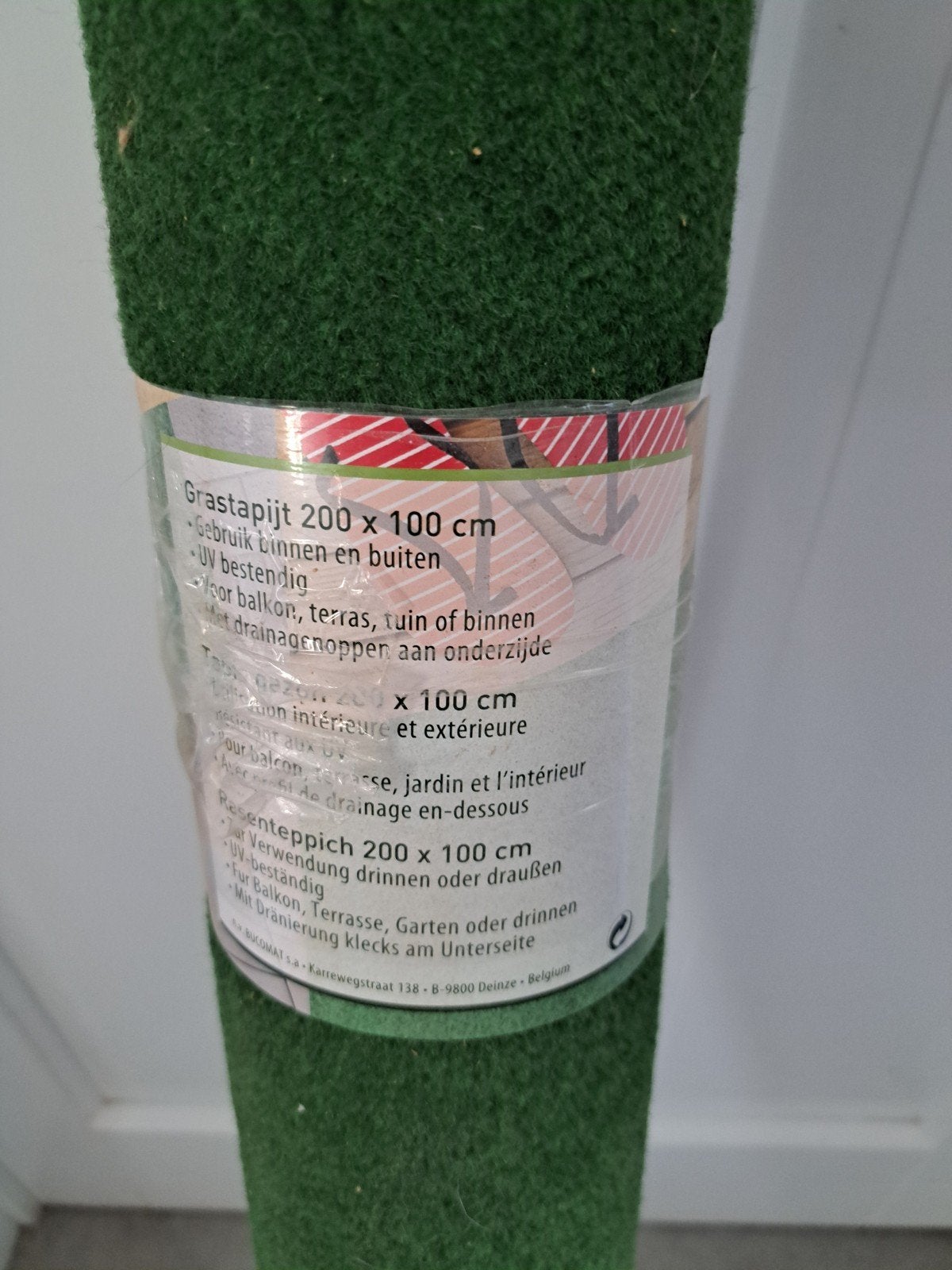 1 rol grastapijt 100x200 cm *nieuw*, Tuin en Terras, Ophalen