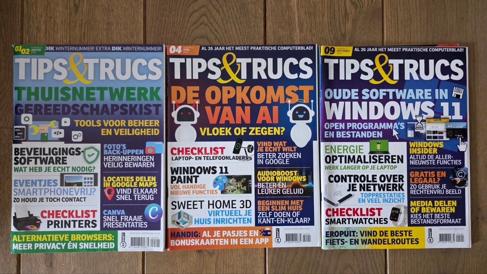 Vier magazines TIPS & TRUCS NIEUW, Boeken, Tijdschriften en Kranten, Ophalen of Verzenden, Nieuw, Wetenschap en Natuur