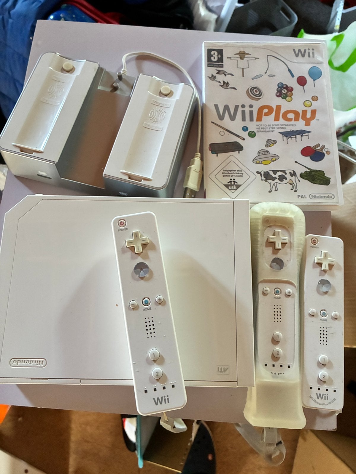 Nintendo Wii console met controllers, Games en Spelcomputers, Spelcomputers | Nintendo Wii, Ophalen, Gebruikt