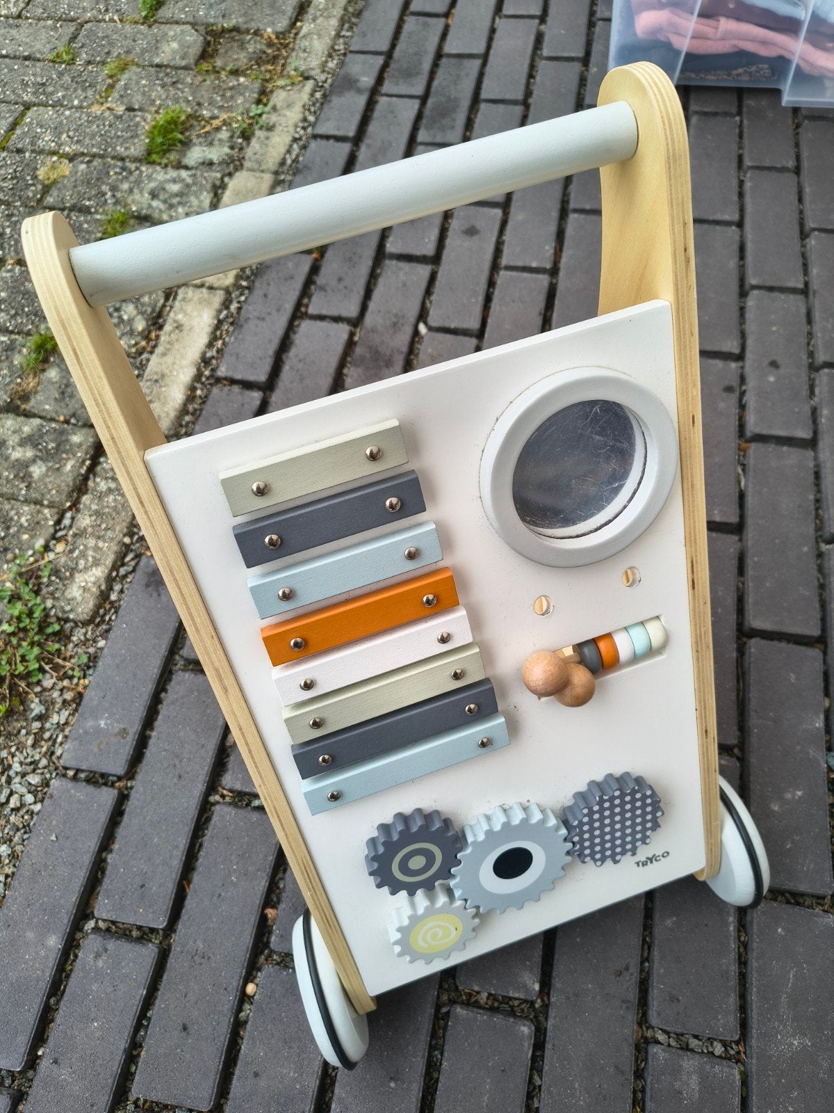loopwagen hout tryco, Kinderen en Baby's, Ophalen of Verzenden