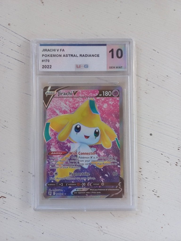 Pokémon Jirachi V 170/189 UCG 10 – Astral Radiance Full Art, Hobby en Vrije tijd, Verzamelkaartspellen | Pokémon, Nieuw, Losse kaart