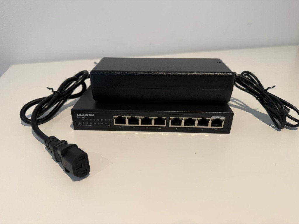 Gigamedia GGM GS07P PoE+ switch 8 poorten, Enlèvement ou Envoi, Comme neuf