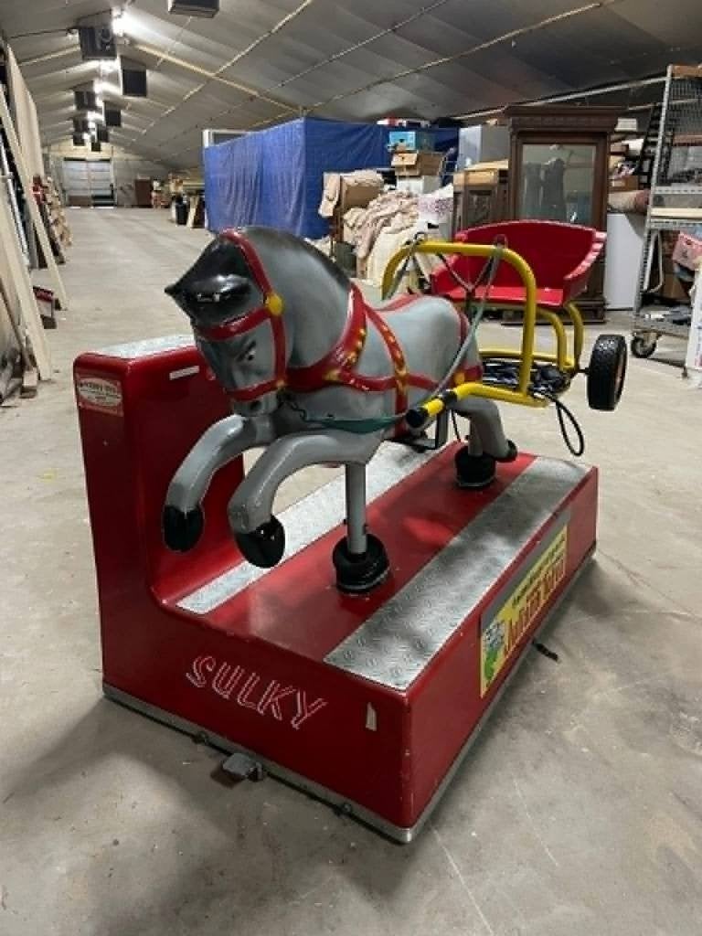 Kiddy ride sulky, Enlèvement, Utilisé