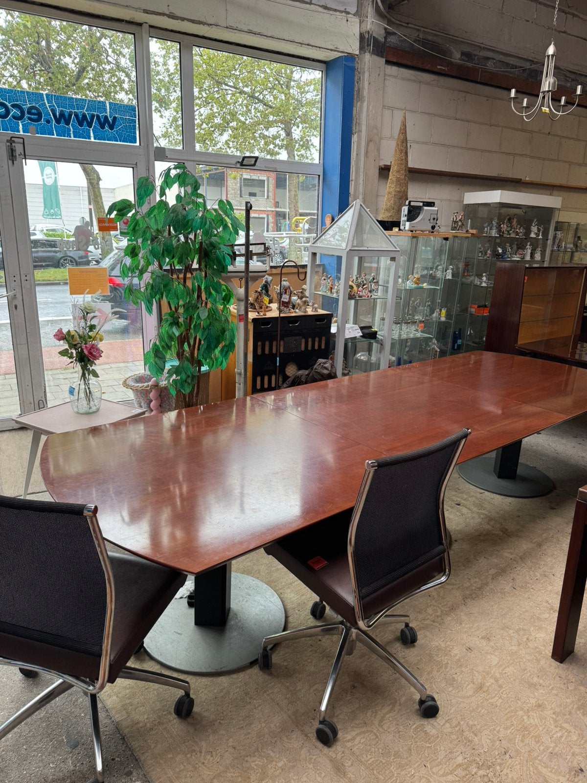 Grote luxe tafel/ vergadertafel 300x120, Ophalen, Zo goed als nieuw
