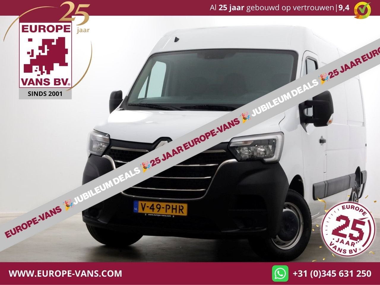 Renault Master T35 2.3 dCi 135pk L2H2 Comfort Airco/Navi NIE, Auto's, Bestelwagens en Lichte vracht, 241 g/km, Renault, Wit, Bedrijf