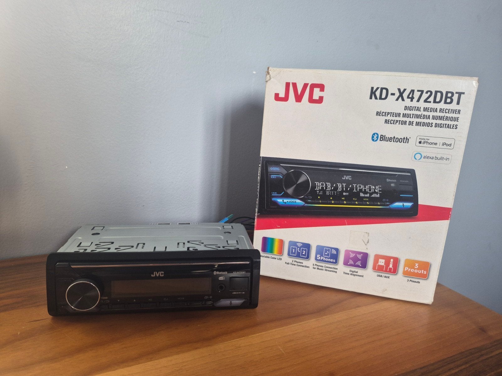Jvc Kd-x472DBT Bluetooth, Ophalen of Verzenden