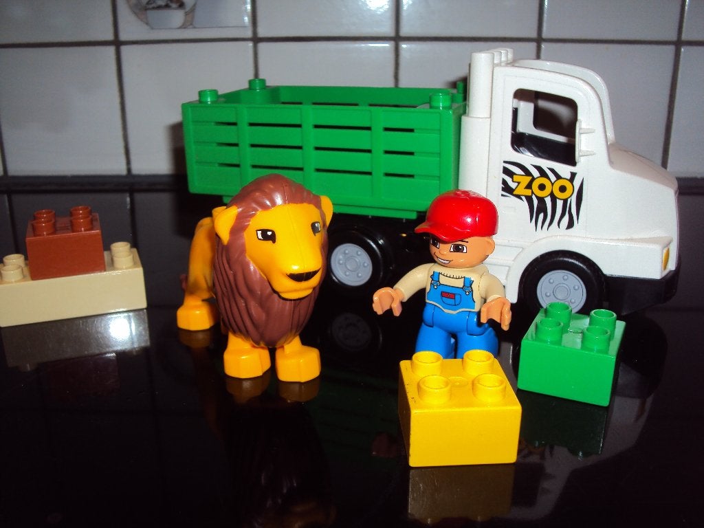 LEGO DUPLO Dierentuin Vrachtwagen - 6172*VOLLEDIG*, Ophalen of Verzenden, Duplo