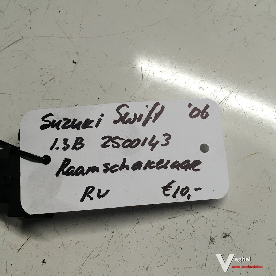 Suzuki Swift 1.3 Benzine 2006 2500143  Raamschakelaar Rechts, -, Utilisé, -, -