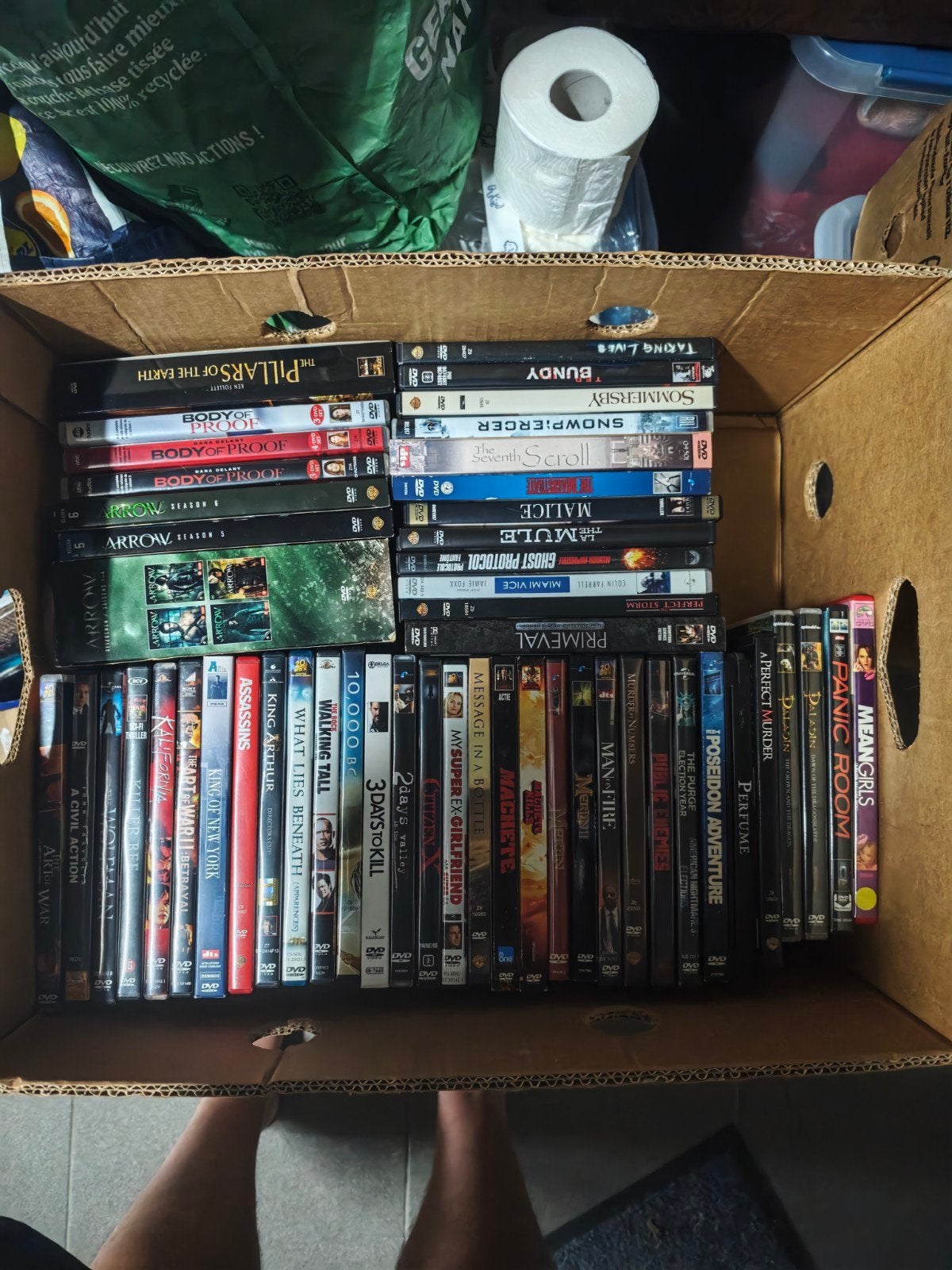 Groot lot DVD's & TV-series (ca. 180-200 stuks) — Actie, Thr, Ophalen, Nederlands, Zo goed als nieuw, Bonusmateriaal