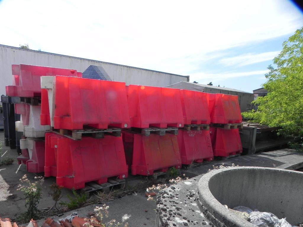 Wegblokkade elementen kunststof, Divers, Divers Autre, Utilisé, Enlèvement