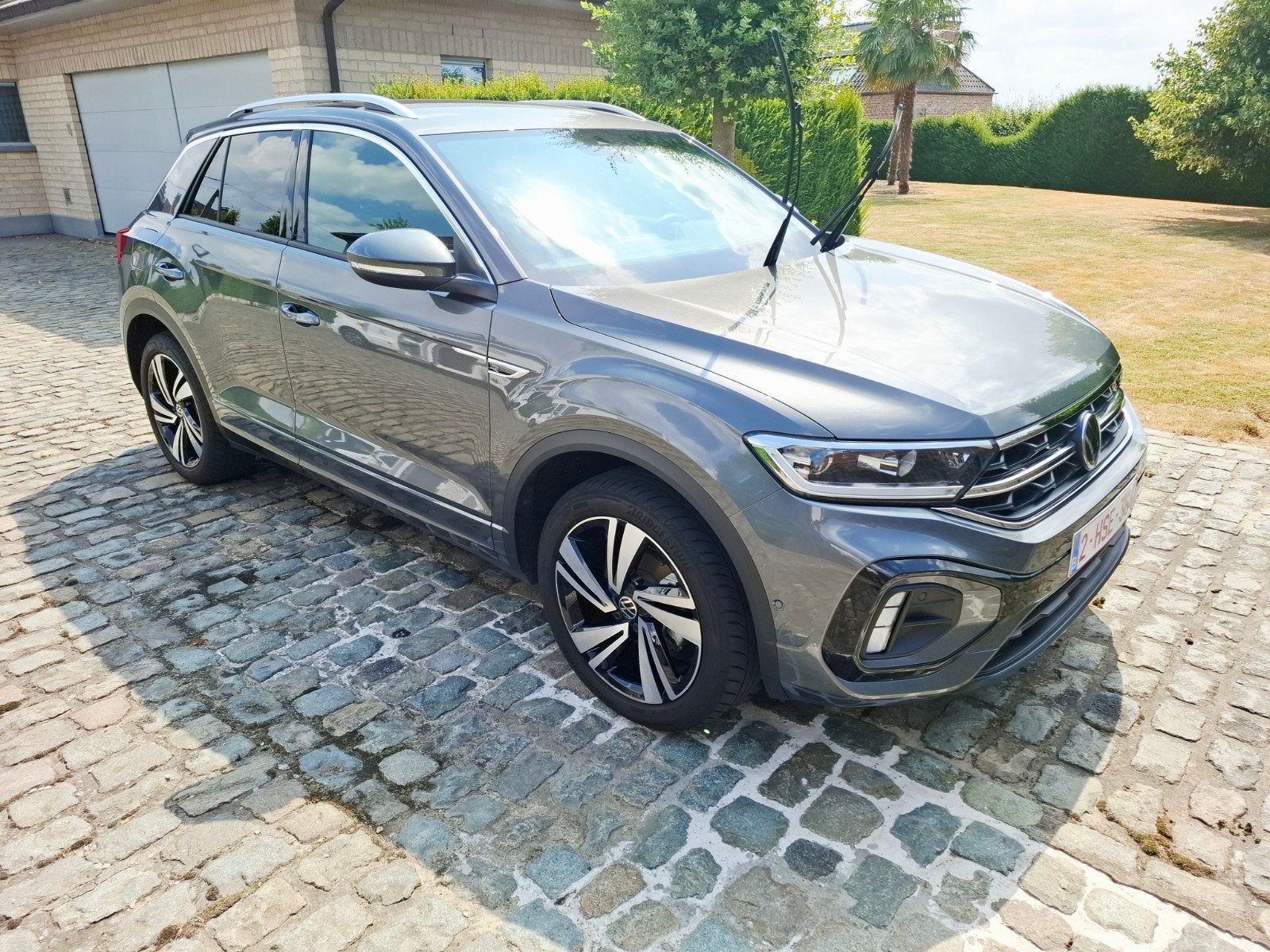 Volkswagen T Roc R-Line 1.5 automatic 150 pk, Auto's, Stof, 5 deurs, Particulier, Zilver of Grijs