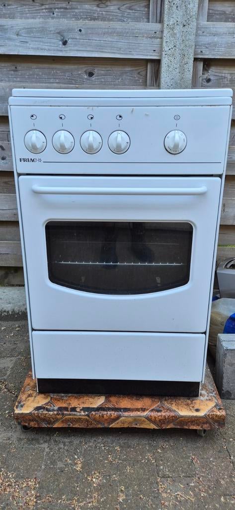 Oven + gasvuur, Ophalen, 4 kookzones, Gas, 45 tot 60 cm