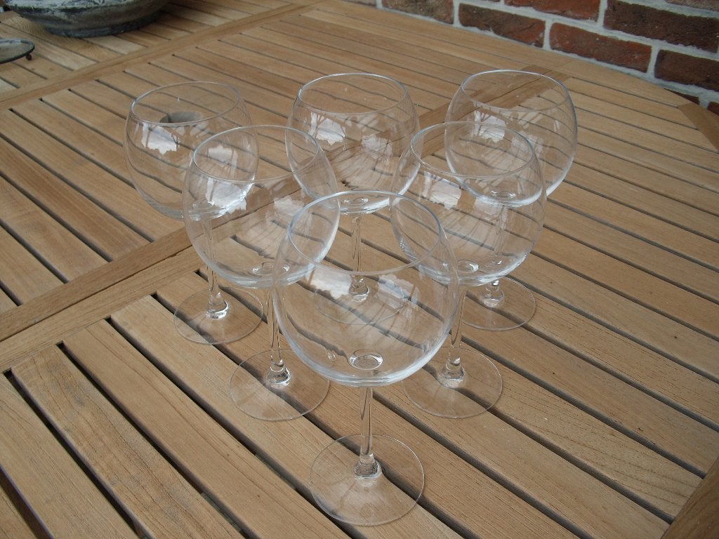 Rode / witte wijnglazen (6 stuks), Ophalen of Verzenden, Nieuw, Glas, Glas of Glazen