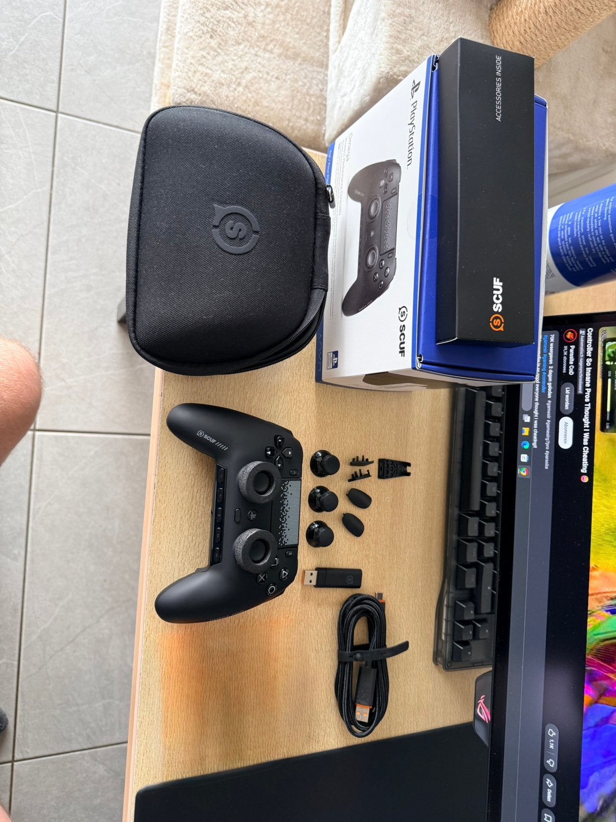 Scuff omega te koop, Ophalen of Verzenden, Zo goed als nieuw, Controller