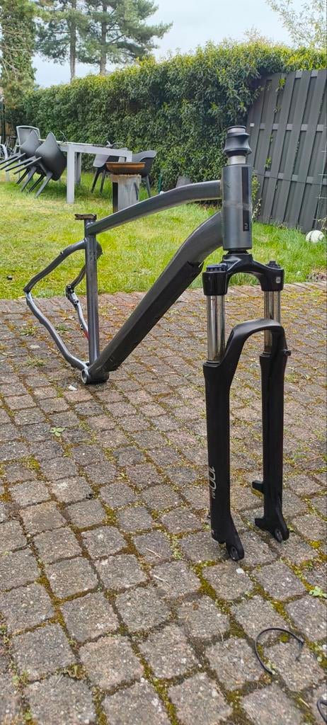 Mtb frame + vork, Fietsen en Brommers, Ophalen, Frame