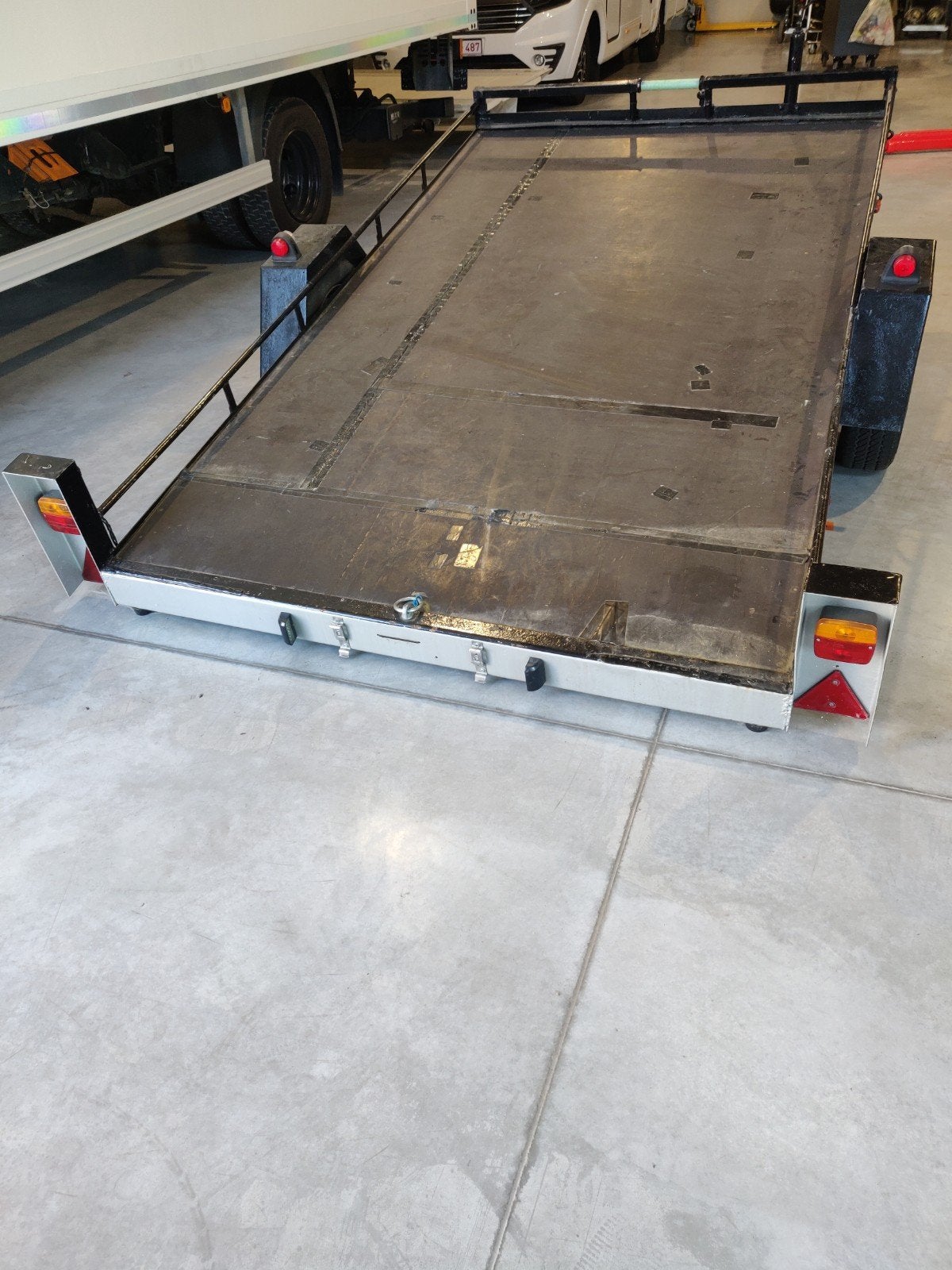 Aanhangwagen/remork, Ophalen, Gebruikt