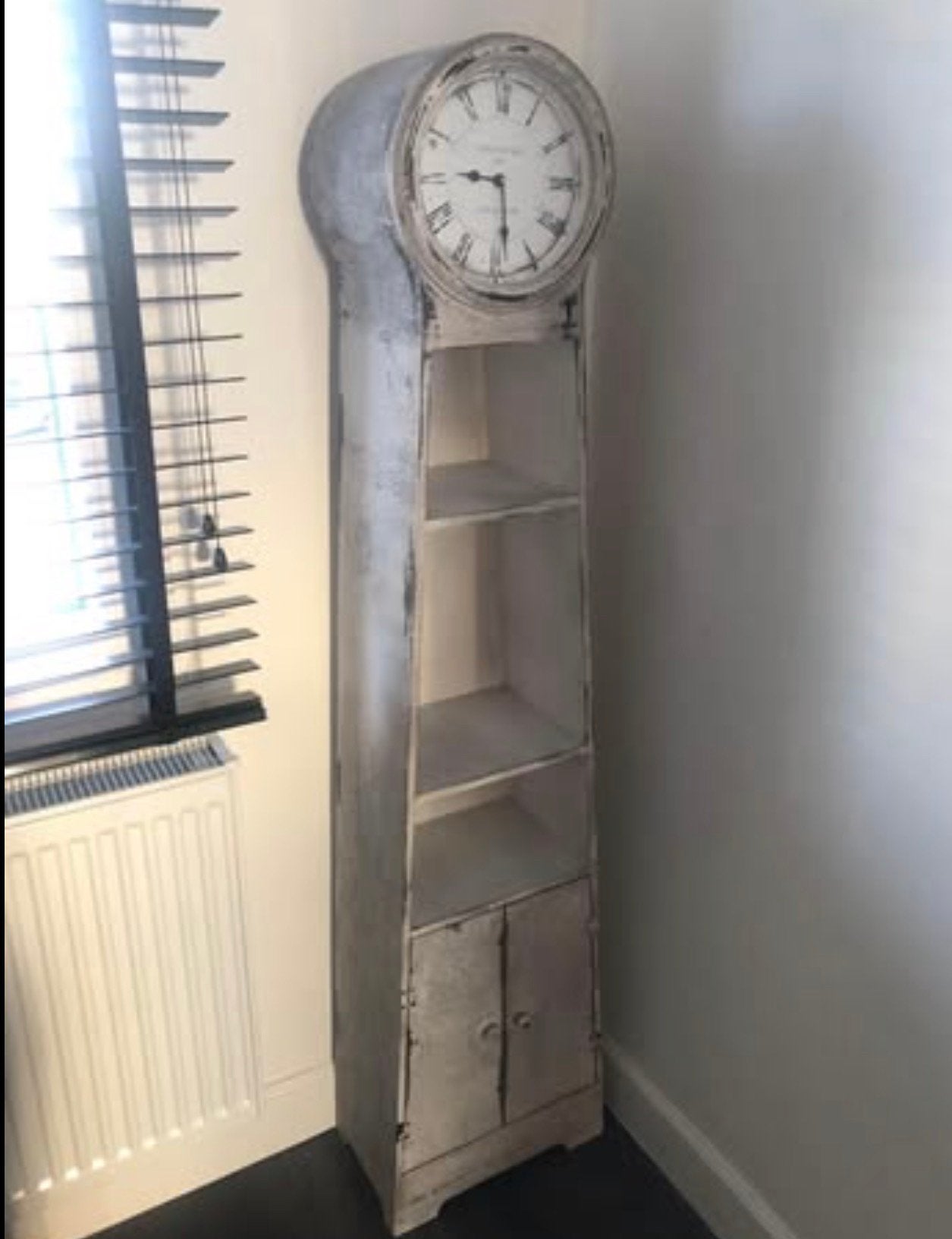 Klok staand kastje met deurtjes 162 cm, Huis en Inrichting, Ophalen, Zo goed als nieuw