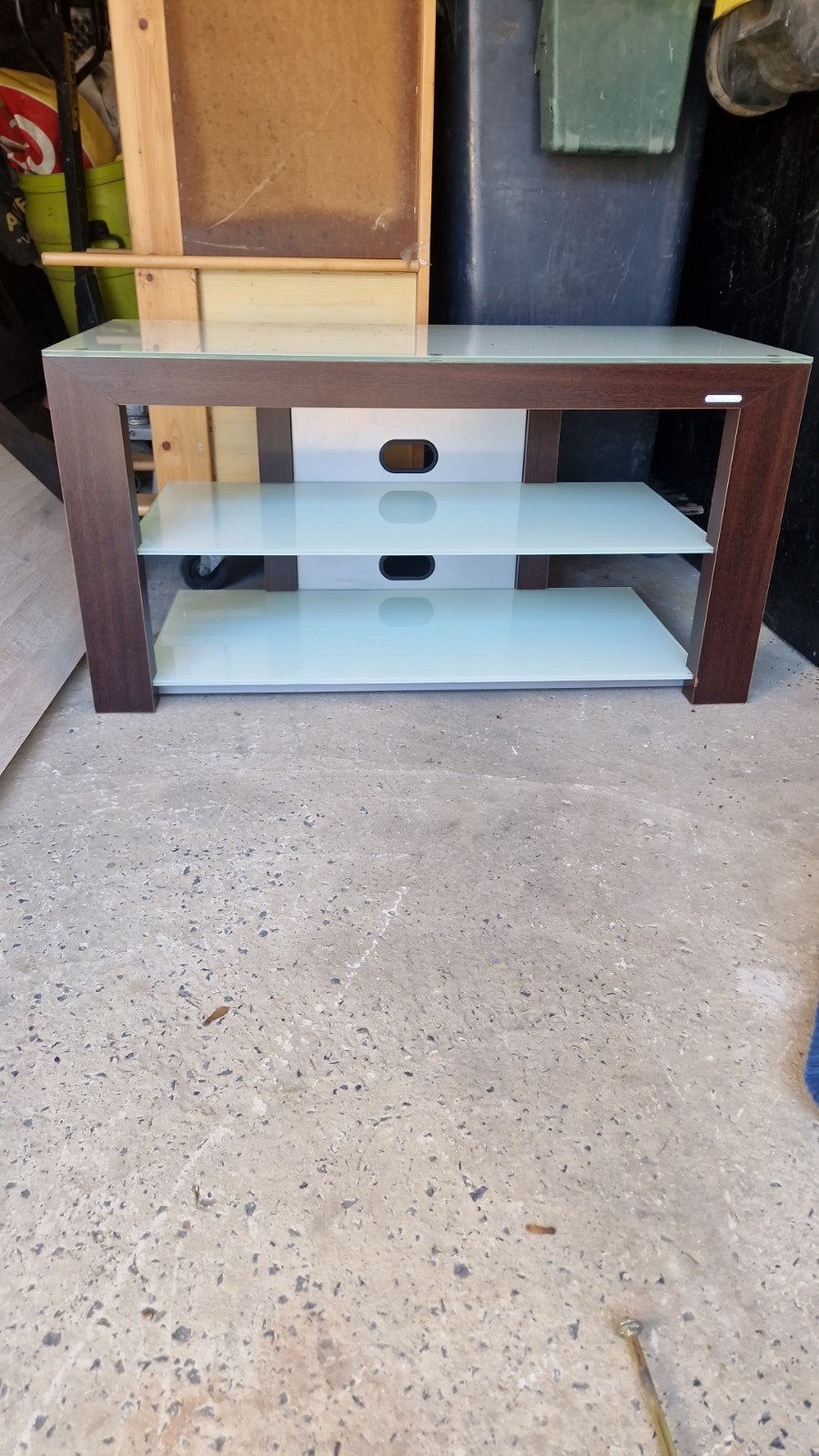 Petite table pour tv en verre, Enlèvement, Verre