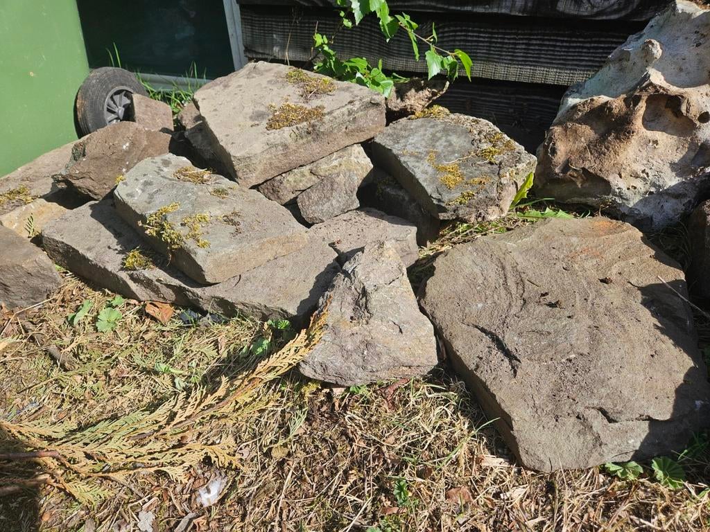 Stenen voor natuurvijver., Tuin en Terras, Ophalen