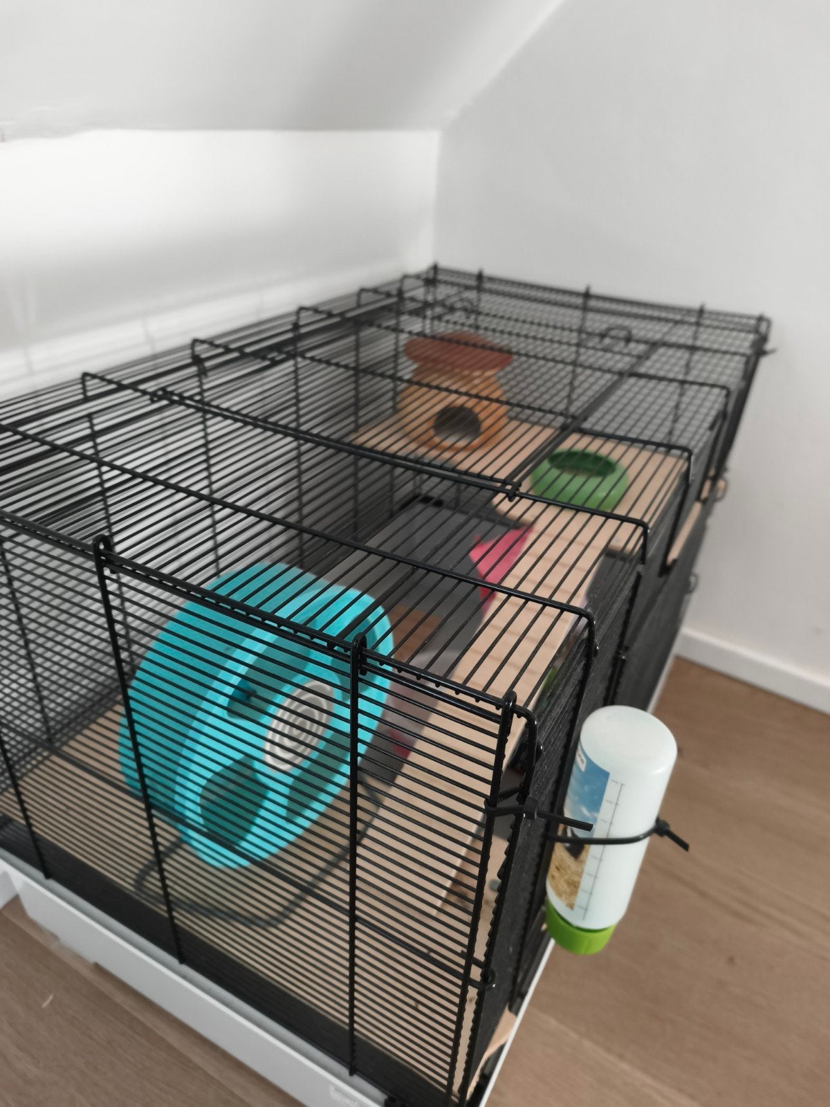 Hamsterkooi, Dieren en Toebehoren, Ophalen, Kooi, 60 tot 90 cm, Zo goed als nieuw