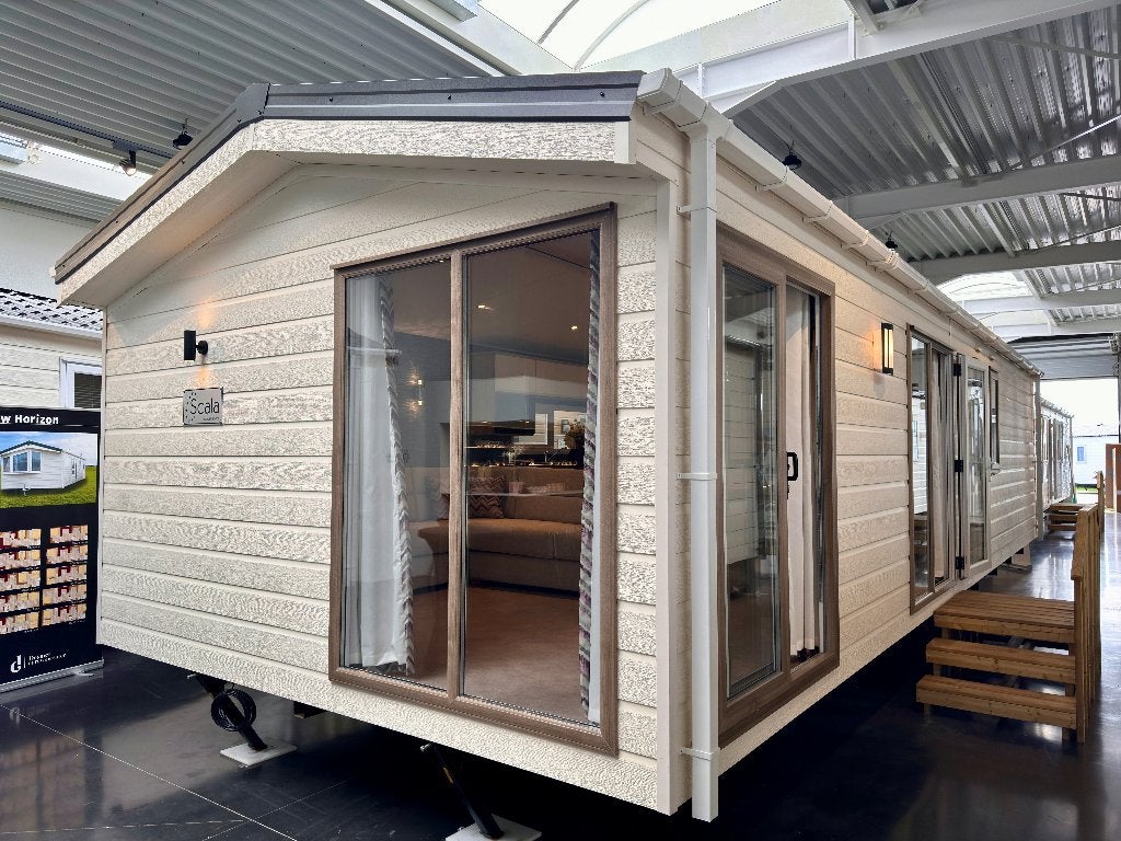 Mobil-home de luxe Scala 1100x4000 avec 2 chambres, Caravanes & Camping, Jusqu'à 6