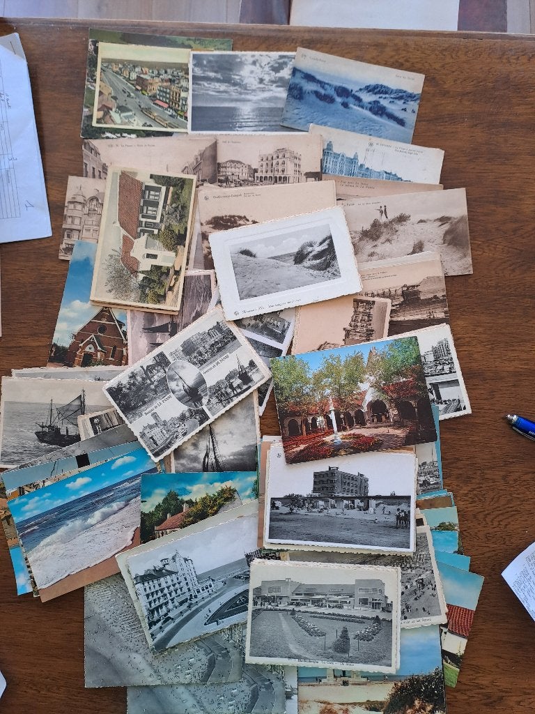 cartes postales anciennes, Enlèvement ou Envoi, 1960 à 1980, Affranchie, Flandre Occidentale