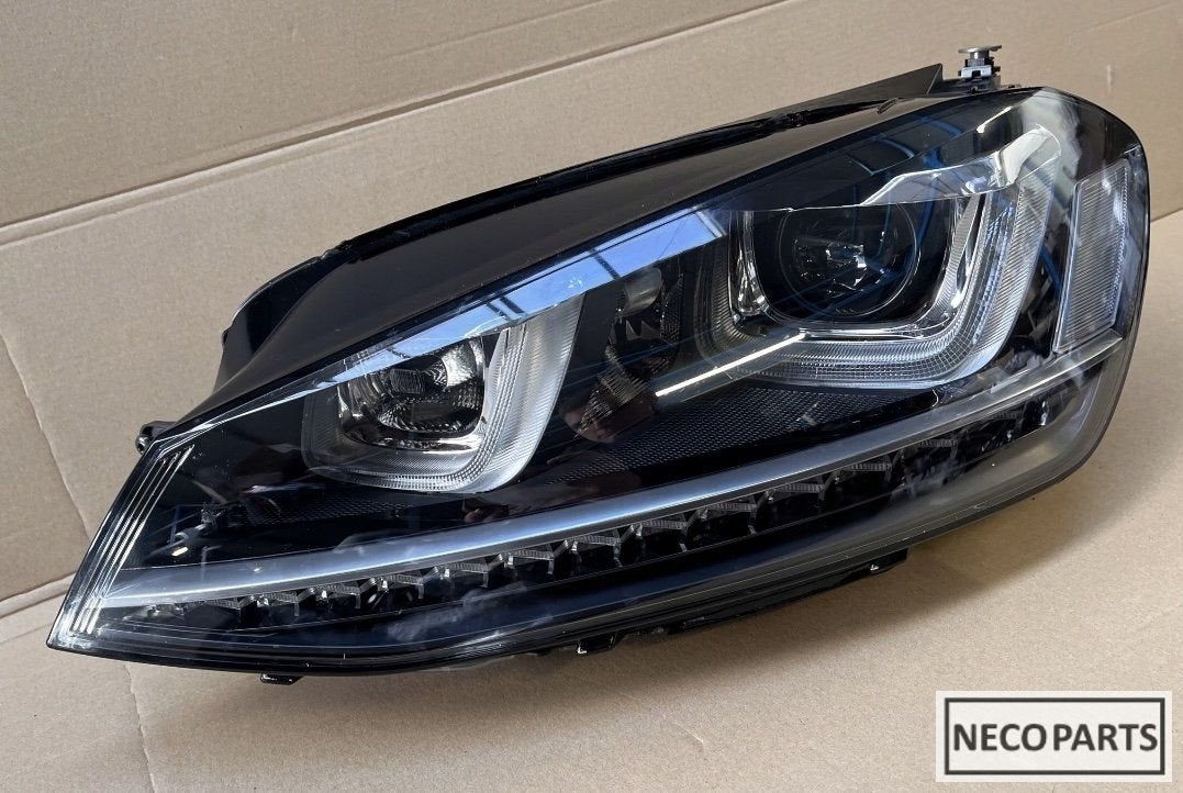 VW GOLF 7 R20 R XENON LED KOPLAMP 5G1941753D ALLES LEVERBAAR, Gebruikt, -, Volkswagen, -