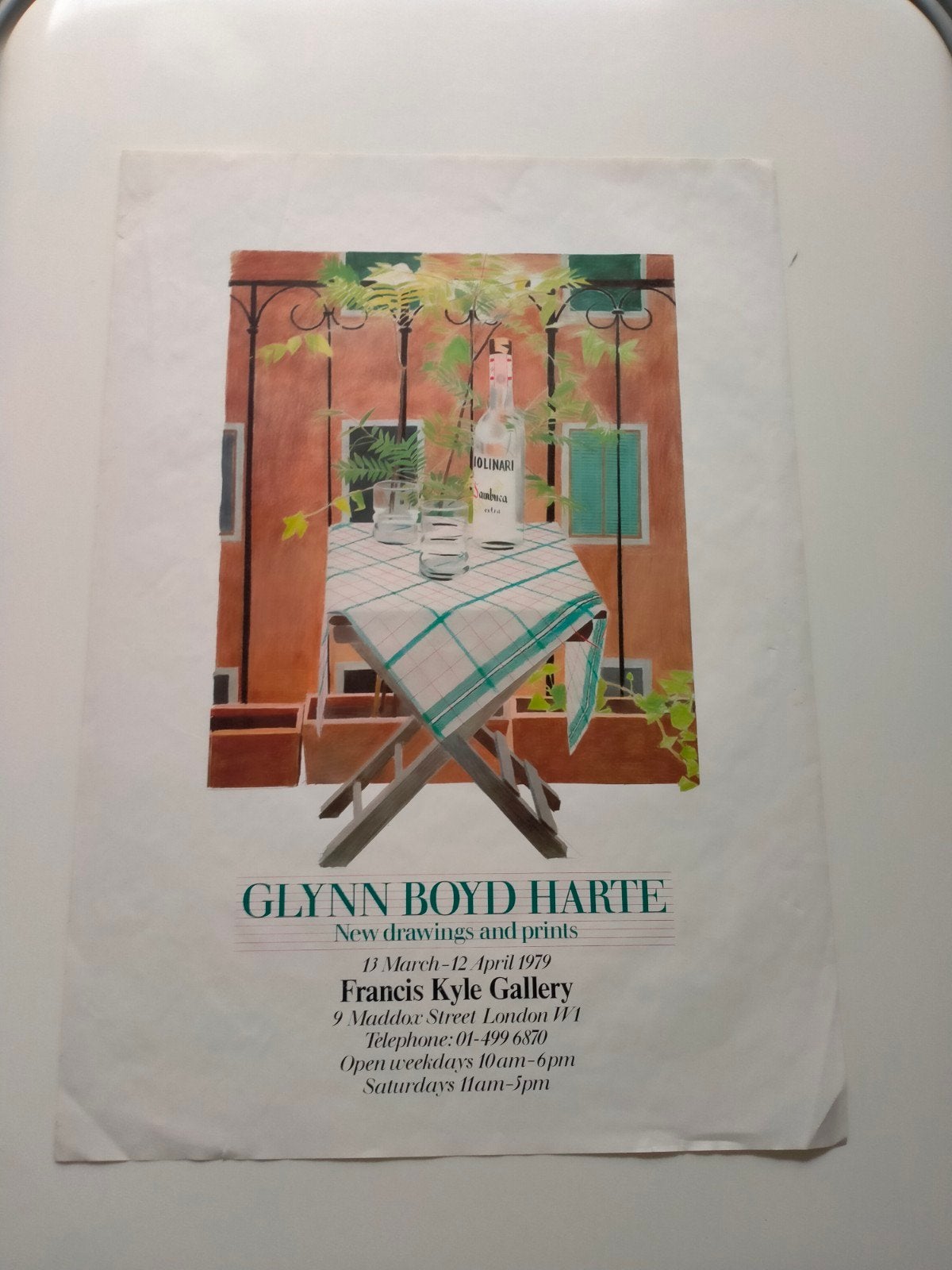Affiche Glynn Boyd Harte 1979, Collections, Posters & Affiches, Enlèvement