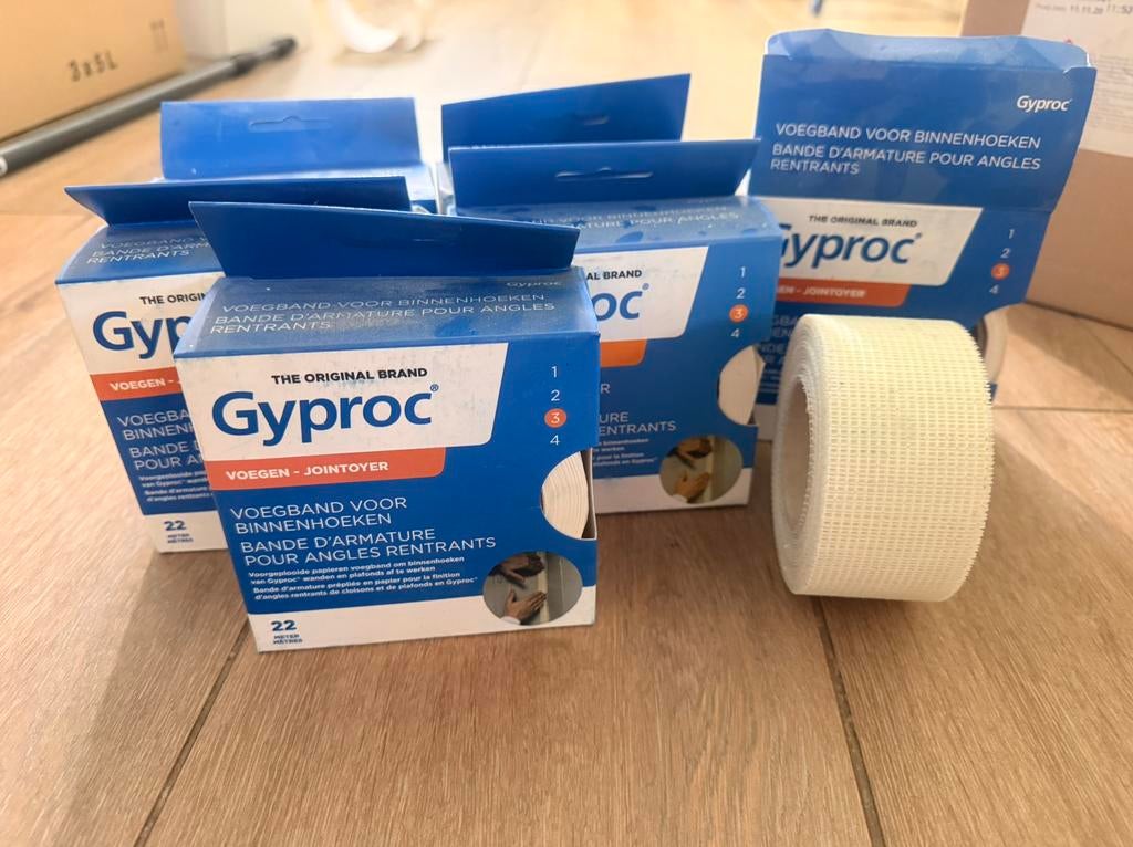 Gyproc voegband voor binnenhoeken, Ophalen, Nieuw